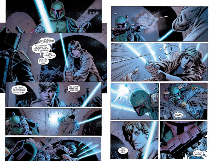 Illustration for article titled Luke and Vader Face Off in Marvel’s Best Star Wars Comic So Far